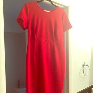 Red Motherhood Maternity Dress